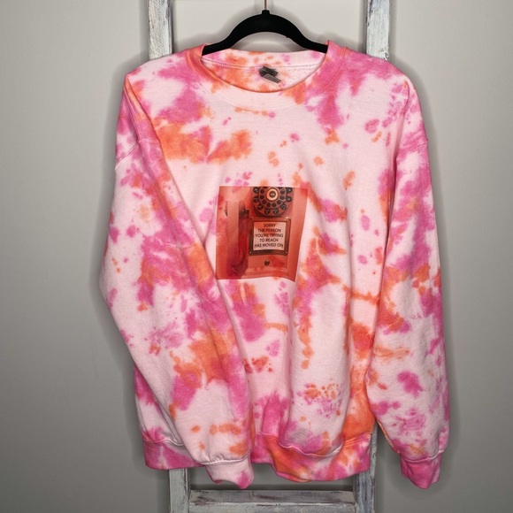 Custom Tie Dye Sweatshirt - Picture 1 of 2